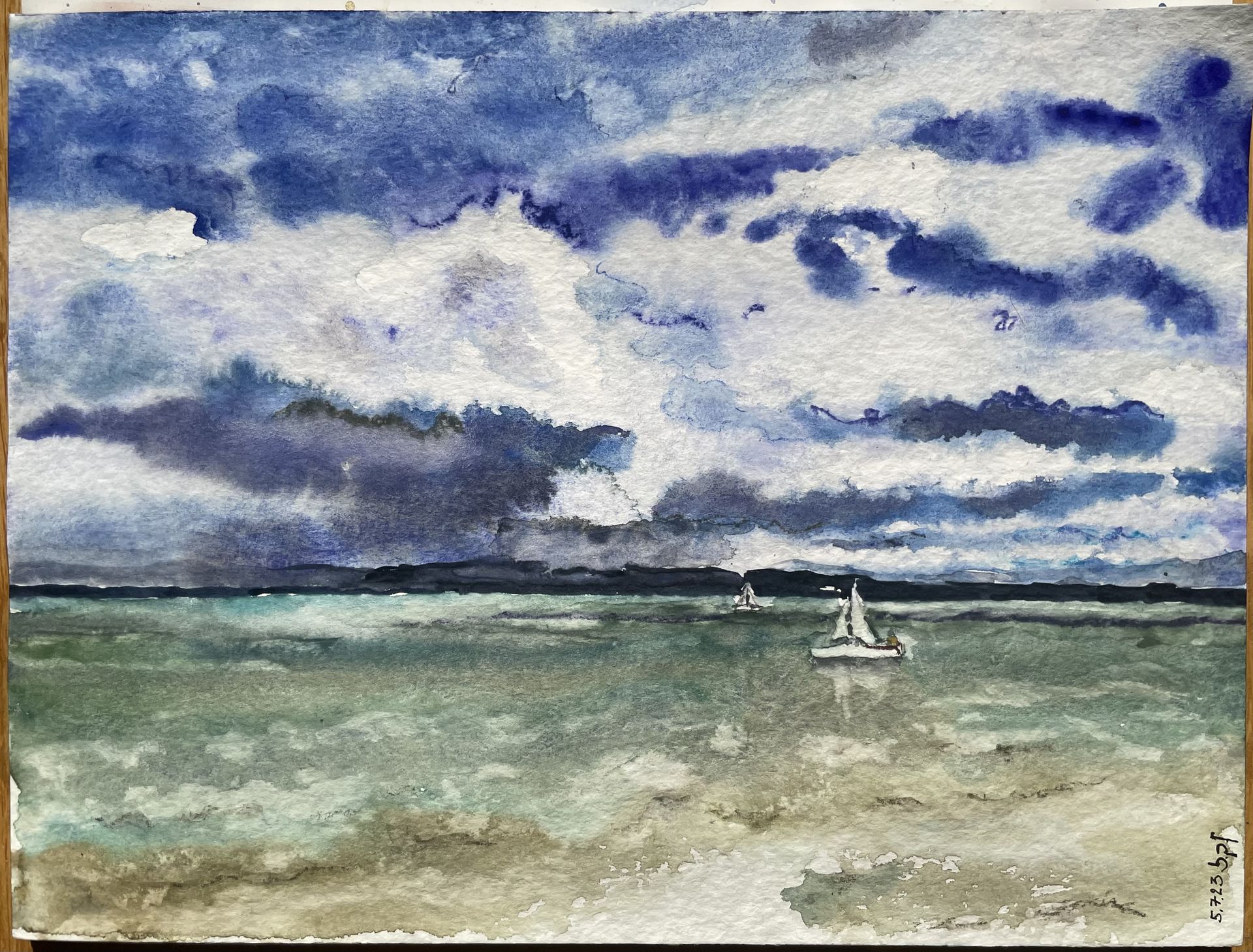 Schönwetterwolken/ Bodensee