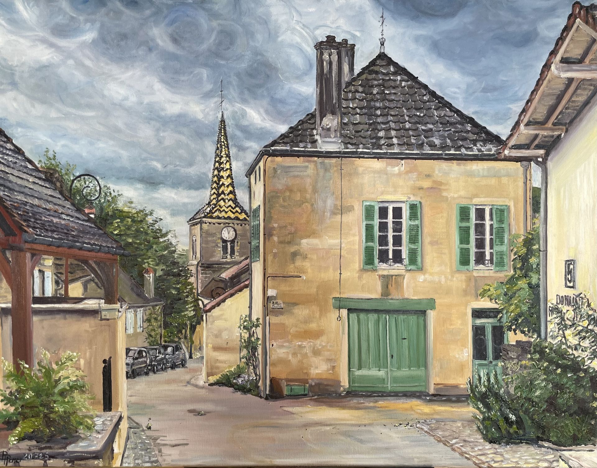 Pernand-Vergelesses: Die grüne Tür