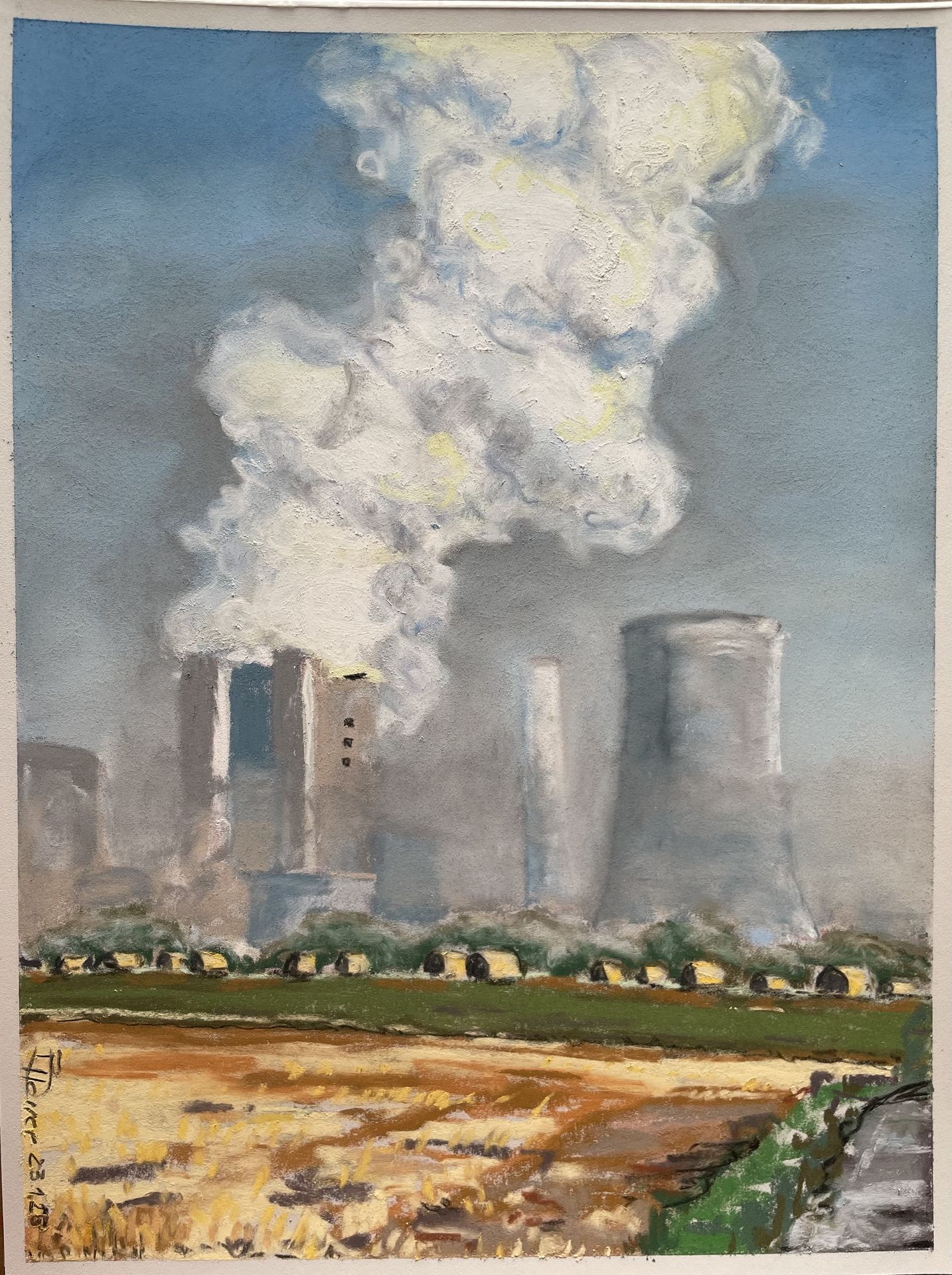 Schöne neue Welt: Büsdorf im Morgennebel