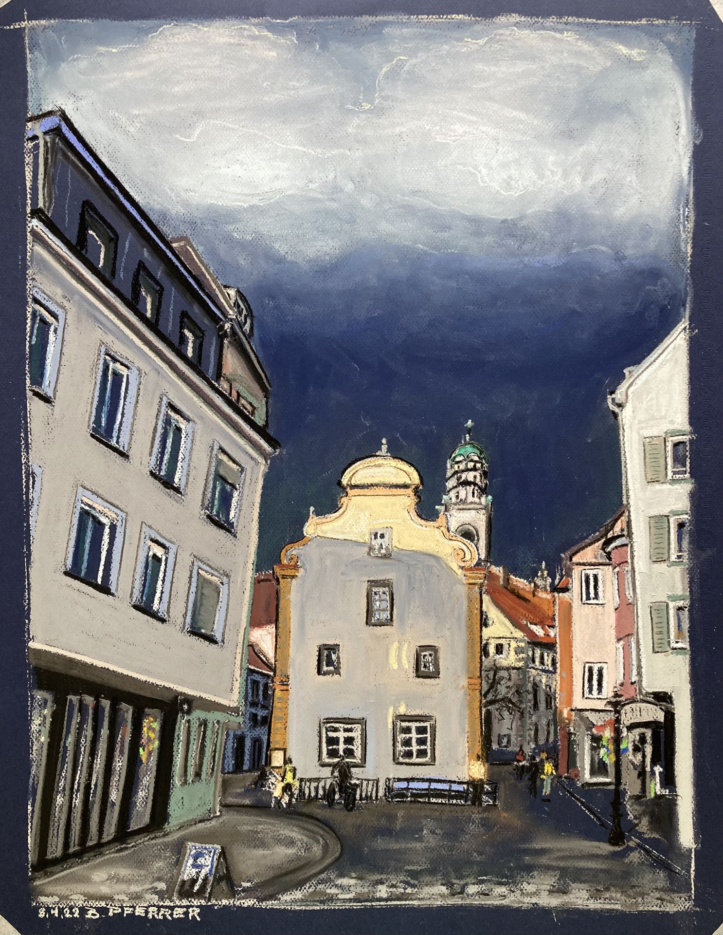 Seelhaus mit aufziehendem Unwetter